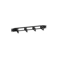 1U organizér káblov pre 19 rackových skríň, 4x67mm, čierny 1U organizér káblov pre 19 rackových skríň, 4x67mm, čierny