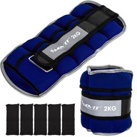 MODRÉ NASTAVITEĽNÉ ZÁVAHY 2x 2 KG RUKY NOHY MODRÉ NASTAVITEĽNÉ ZÁVAHY 2x 2 KG RUKY NOHY