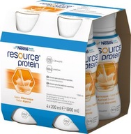 RESOURCE PROTEIN liquid s príchuťou marhule 4 x 200 ml