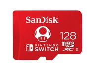 SANDISK 128GB microSDXC karta pre Nintendo Switch