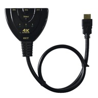SPLITTER HUB SPÍNAČ HDMI FULL HD 4K 3v1 3 PORTY SPLITTER HUB SPÍNAČ HDMI FULL HD 4K 3v1 3 PORTY