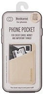 Béžová peňaženka na telefón z vrecka IF Bookaroo Phone