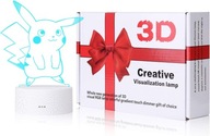 POKEMON PIKACHU NOČNÁ LAMPA 3D LED LAMPA DARČEK POKEMON PIKACHU NOČNÁ LAMPA 3D LED LAMPA DARČEK