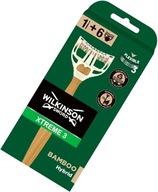 WILKINSON SWORD Xtreme3 Bamboo Hybrid holiaci strojček + 6 nábojov WILKINSON SWORD Xtreme3 Bamboo Hybrid holiaci strojček + 6 nábojov