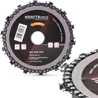 REŤAZOVÝ kotúč na drevo 125 mm pre UHLOVÚ BRÚSKU 14 REŤAZOVÝCH zubov REŤAZOVÝ kotúč na drevo 125 mm pre UHLOVÚ BRÚSKU 14 REŤAZOVÝCH zubov