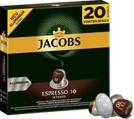 KÁVA pre NESPRESSO JACOBS ESPRESSO INTENSO 20 kusov KÁVA pre NESPRESSO JACOBS ESPRESSO INTENSO 20 kusov