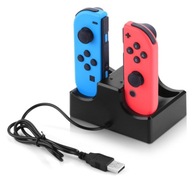 Nabíjací stojan pre 4 Joy-Cons + 2 x USB Nabíjací stojan pre 4 Joy-Cons + 2 x USB