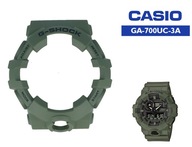 CASIO GA-700UC-3A BEZEL ORIGINÁL zelená guma