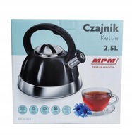 Oceľová kanvica MPM 2,5 l čierna Oceľová kanvica MPM 2,5 l čierna