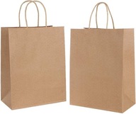 Veľké papierové tašky s rúčkami, hnedé tašky str
