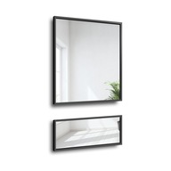 Kúpeľňové zrkadlo dvojdielne v ráme 1503 50x150