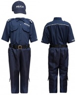 Outfit Kostýmová súprava Prevlek Policajný poľský karnevalový ples 130/140cm Outfit Kostýmová súprava Prevlek Policajný poľský karnevalový ples 130/140cm