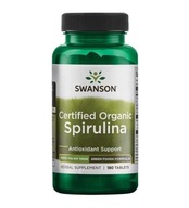 Certifikovaná spirulina 180 tabliet Swanson Certifikovaná spirulina 180 tabliet Swanson
