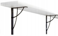 Závesná polica na stenu 80x25cm + 2 konzoly NEO Závesná polica na stenu 80x25cm + 2 konzoly NEO