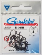 Háčiky Gamakatsu LS-3614F č.4 - čierne Háčiky Gamakatsu LS-3614F č.4 - čierne