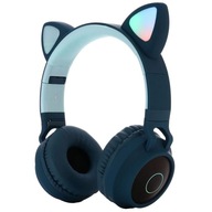 Skladacie slúchadlá Bluetooth 5.0 LED CAT EARS