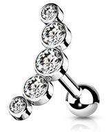 NÁUŠNICE TRAGUS HELIX ušná CHRUBKA 1,2/6/4 NÁUŠNICE TRAGUS HELIX ušná CHRUBKA 1,2/6/4