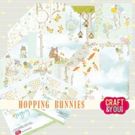 Hopping Bunnies Craft You scrapbookingový papier