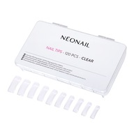 NEONAIL Nástavce na nechty s dlhým vreckom priehľadné 120 ks. NEONAIL Nástavce na nechty s dlhým vreckom priehľadné 120 ks.