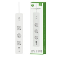 Wifi predlžovací kábel WOOX s meraním prúdu USB C Wifi predlžovací kábel WOOX s meraním prúdu USB C