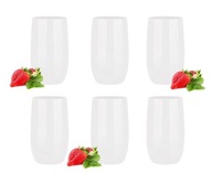 Sada 6 kusov VYSOKÉ SKLO 320ml BIELE ELEGANT Sada 6 kusov VYSOKÉ SKLO 320ml BIELE ELEGANT