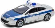 Welly MODEL - Peugeot 407 Coupe POLIZEI 1:34