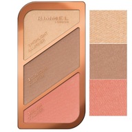Rimmel Contouring Palette Bronzer Blush Highlighter 002 Coral Glow Rimmel Contouring Palette Bronzer Blush Highlighter 002 Coral Glow