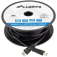Lanberg v2.1 OPTICAL AOC 8K UHD HDMI kábel 40m