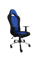 CHAIR SNERT herná stolička modrá/čierna