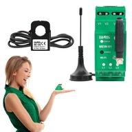 WiFi monitor elektrickej energie 1F+N s nerezovou anténou WiFi monitor elektrickej energie 1F+N s nerezovou anténou