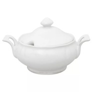 Váza PORCELÁNOVÁ POLIEVKA, BIELA, 2,8L