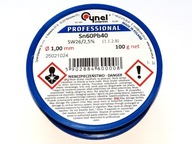 Spájkovací plech s tavidlom 100g, priemer 1mm Spájkovací plech s tavidlom 100g, priemer 1mm
