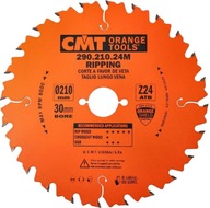 CMT Pílový kotúč na pílu na drevo 210 x 30 mm 24 zubov CMT Pílový kotúč na pílu na drevo 210 x 30 mm 24 zubov