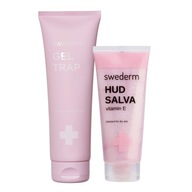 Swederm set HUDSALVA telové mlieko vitamín E & Gel Trap Swederm set HUDSALVA telové mlieko vitamín E & Gel Trap