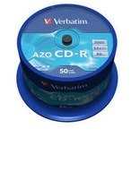 VERBATIM CD-R 700 MB 52x vreteno 50 ks