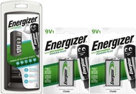 Energizer Universal R3 R6 R14 R20 nabíjačka 9V + 2x 9V 175mAh batérie Energizer Universal R3 R6 R14 R20 nabíjačka 9V + 2x 9V 175mAh batérie
