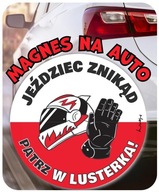 Magnet do auta POZRITE SA DO ZRKADLA