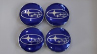 4x Stredové krytky Emblémy na disky SUBARU 60 mm modré 4x Stredové krytky Emblémy na disky SUBARU 60 mm modré