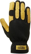 Antivibračné pracovné rukavice čierna/žltá veľ