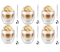 6x TERMÁLNY NÁPOJ KÁVA LATTE + LYŽICE 6x TERMÁLNY NÁPOJ KÁVA LATTE + LYŽICE
