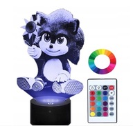 3D LED USB LAMPA LITTLE SONIC BABY DARČEK 16 FARIEB + DIAĽKOVÉ OVLÁDANIE 3D LED USB LAMPA LITTLE SONIC BABY DARČEK 16 FARIEB + DIAĽKOVÉ OVLÁDANIE