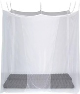 Turistická moskytiéra, baldachýn nad posteľou, moskytiéra ABBEY pre 2 osoby