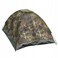 Vojenský turistický stan Mil-Tec Iglu Standard Flecktarn pre 3 osoby Vojenský turistický stan Mil-Tec Iglu Standard Flecktarn pre 3 osoby