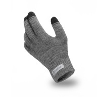 Pánske sivé päťprstové rukavice PaMaMi