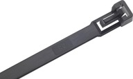 Nylonové sťahovacie pásky čierne 360x7,5mm 100ks Nylonové sťahovacie pásky čierne 360x7,5mm 100ks