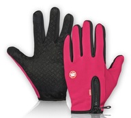 Unisex XL dotykové zimné cyklistické rukavice
