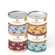 PERRO Mokré krmivo, mix príchutí - sada 4 x 850g PERRO Mokré krmivo, mix príchutí - sada 4 x 850g