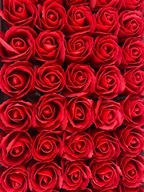 50 KS ružové mydlo ROSE FLOWER BOX Deň žien