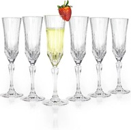 Krištáľové poháre na šampanské 180ml ADAGIO 6ks
