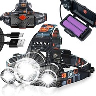 LED HLAVOVÁ LAMPA, VODEODOLNÁ, NABÍJATEĽNÁ HLAVOVÁ LAMPA + USB KÁBEL LED HLAVOVÁ LAMPA, VODEODOLNÁ, NABÍJATEĽNÁ HLAVOVÁ LAMPA + USB KÁBEL